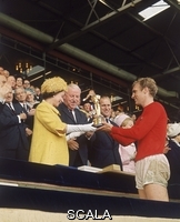 Bobby Moore England Queen Pre-match Handshake Poster